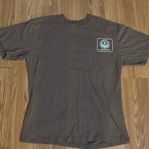Playboy Golf Men's Brown Short Sleeve T-Shirt Streetwear Hall of Fame Larchmont